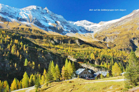 Blick auf die Goldberggruppe 